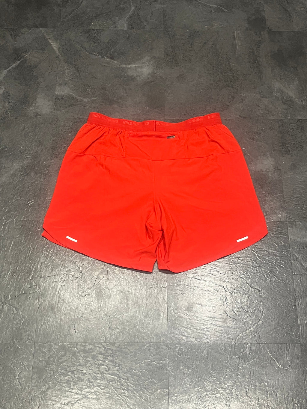 Red Nike Men’s Dri Fit Flex Stride 7” Brief Lined Running Shorts