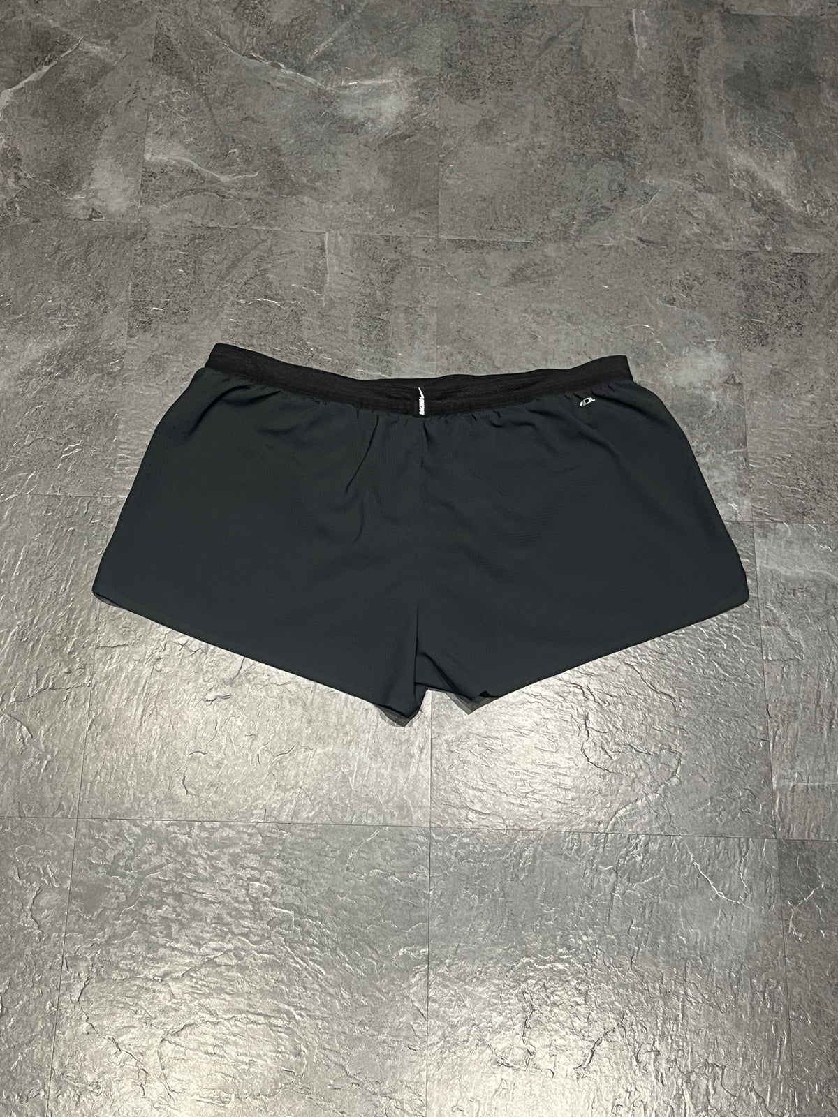 Black Nike Men’s Dri Fit ADV Aeroswift 2” Racing Split Shorts