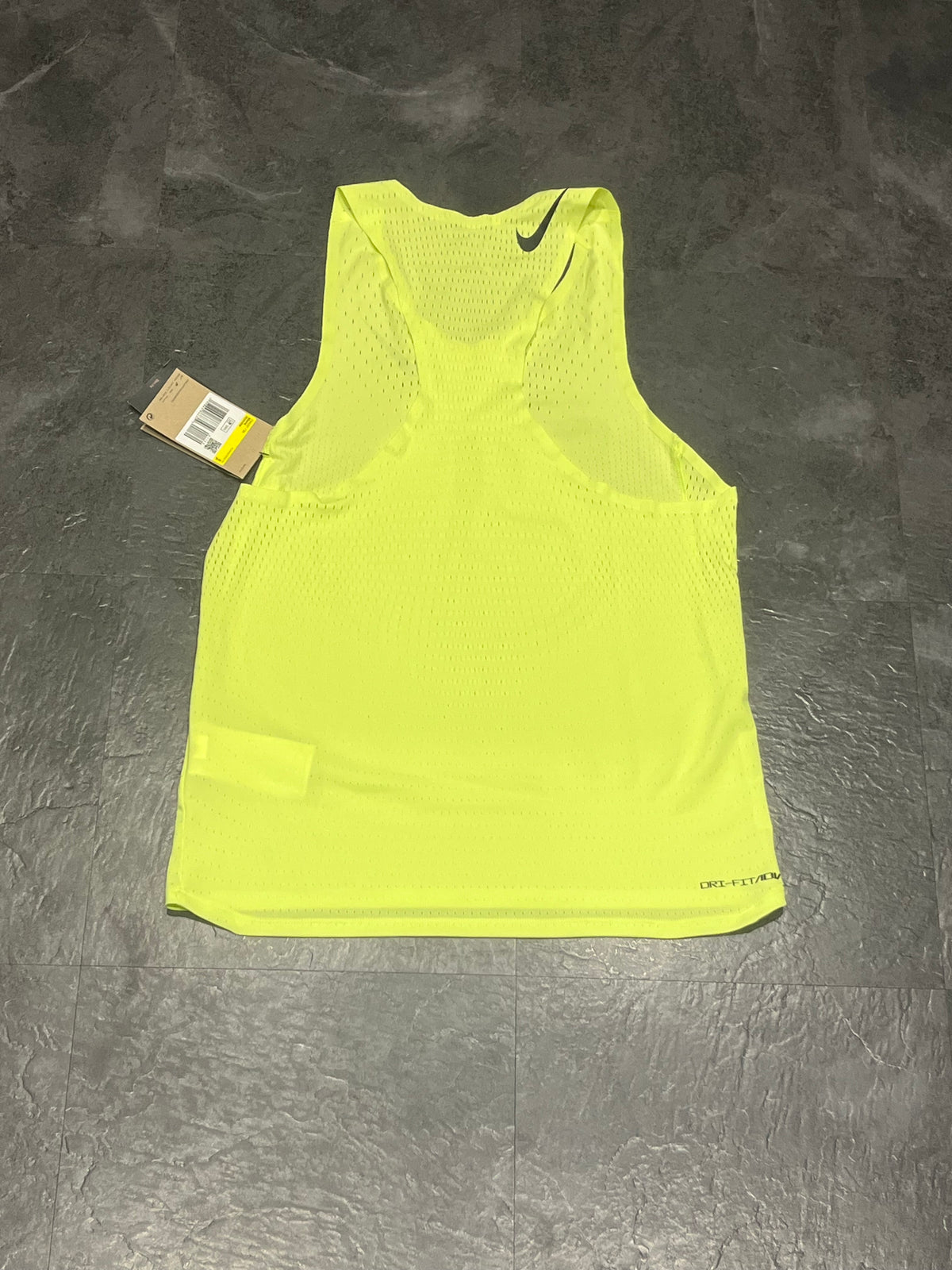 Yellow/Black Nike Men’s Dri Fit ADV Aeroswift Racing Singlet