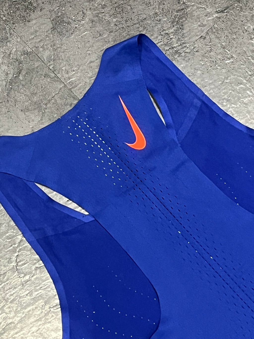 Blue/Orange Nike Men’s Dri Fit ADV Aeroswift Racing Singlet
