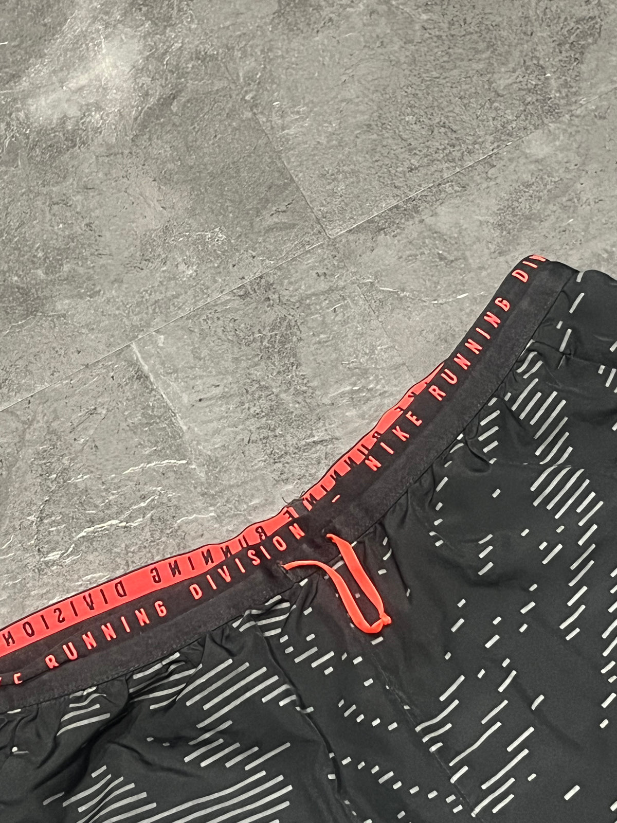 Black & Red Nike Men’s Dri Fit Running Division 5” 2IN1 Running Shorts