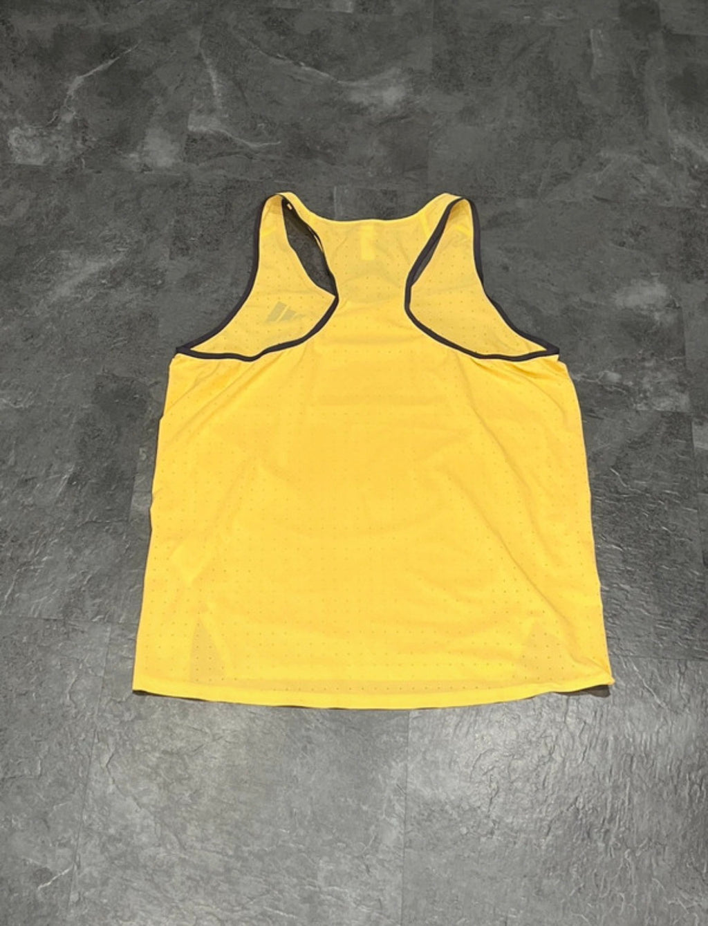 Yellow Adidas Adizero Men’s Racing Singlet