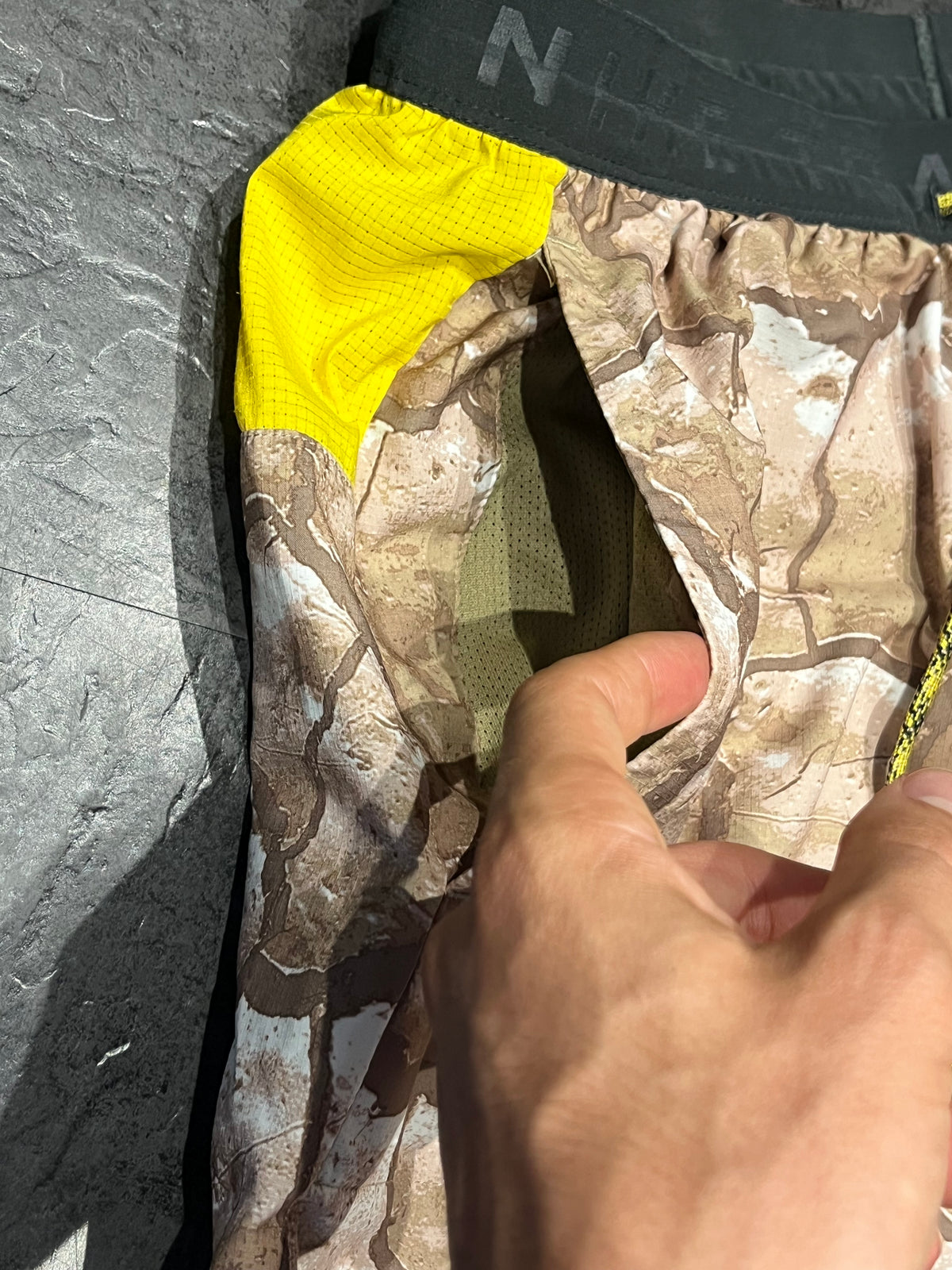 “Cracked Earth” Nike Men’s Dri Fit Trail 7” Brief Lined Running Shorts