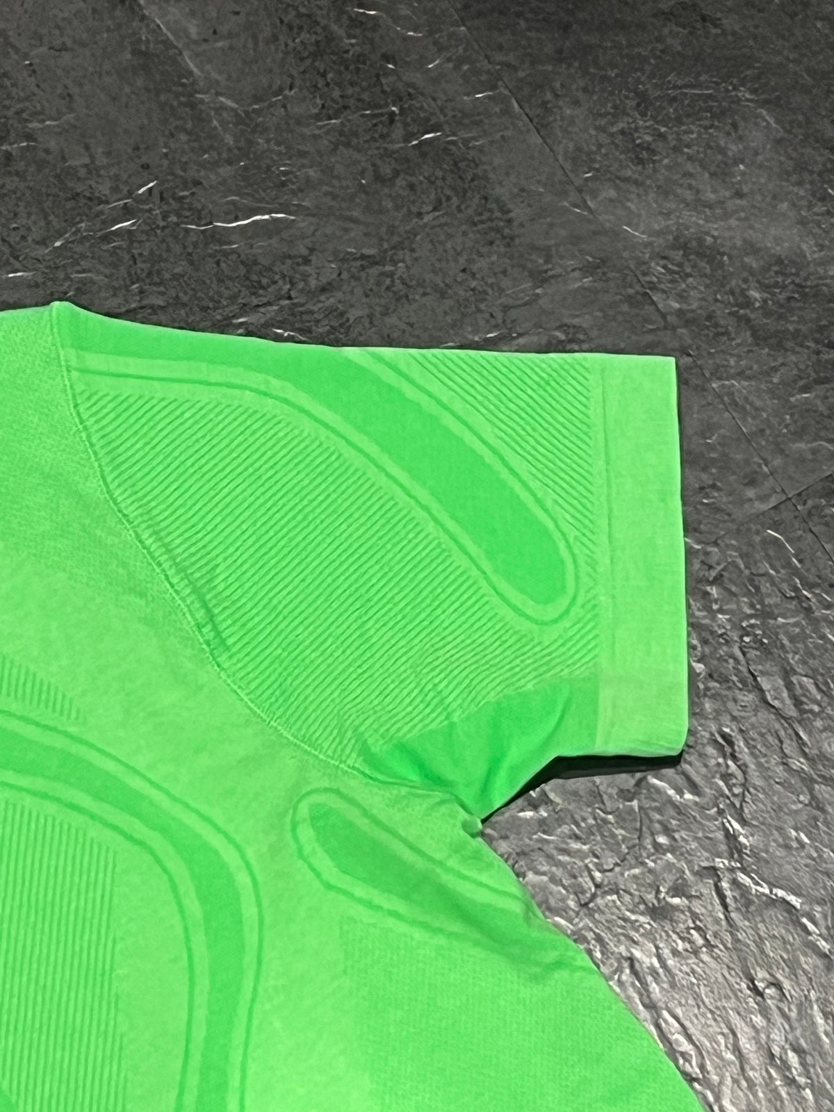 Green Asics Men’s Seamless Actibreeze SS Running T Shirt