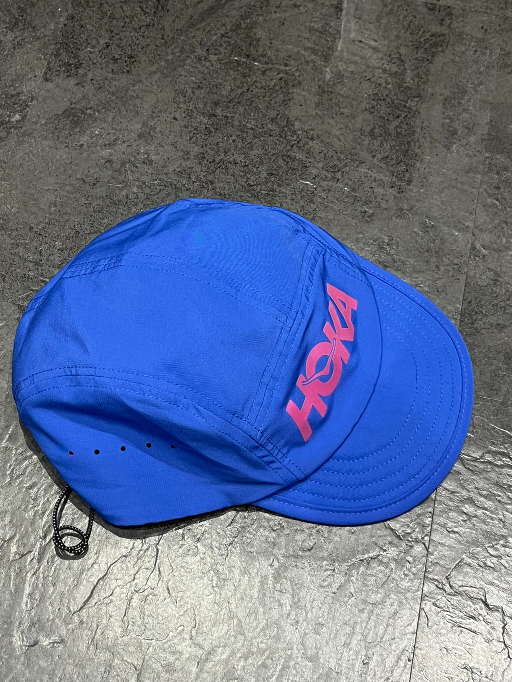 Blue & Purple Hoka Unisex Packable Trail Running Cap