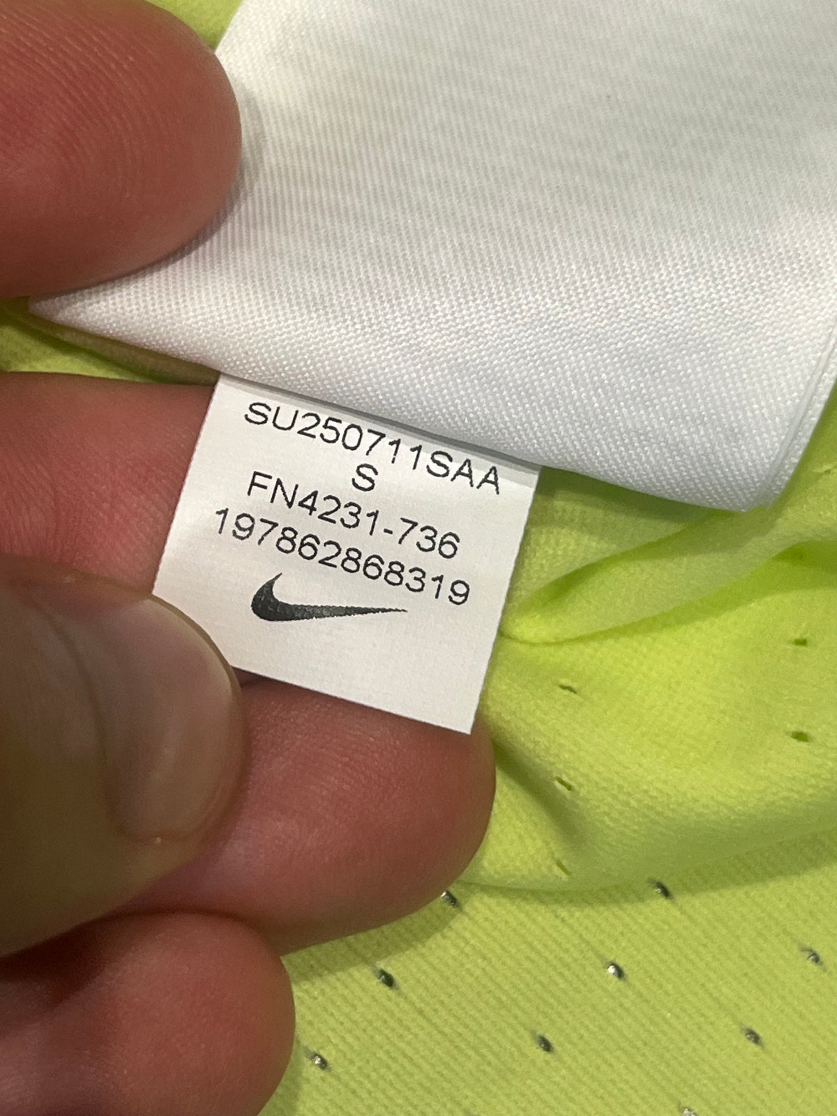Yellow/Black Nike Men’s Dri Fit ADV Aeroswift Racing Singlet