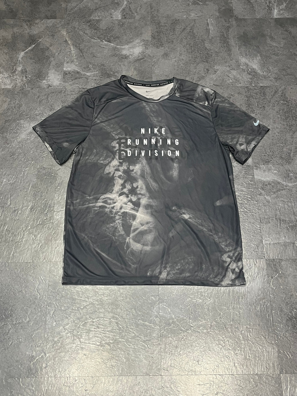 Black/Grey Nike Men’s Dri Fit Running Division T Shirt