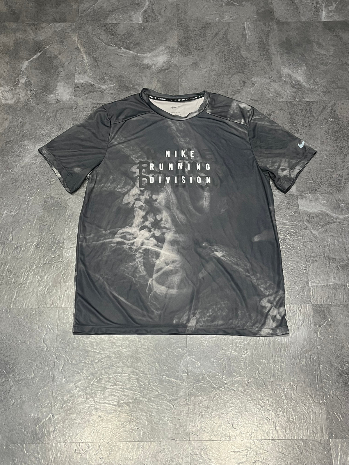 Black/Grey Nike Men’s Dri Fit Running Division T Shirt