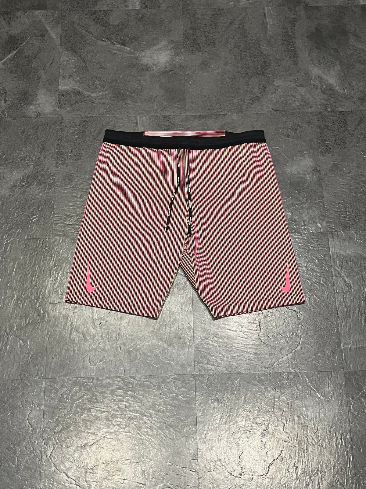 “Pink Rhubarb” Nike Men’s Dri Fit ADV Aeroswift Racing 1/2 Tights