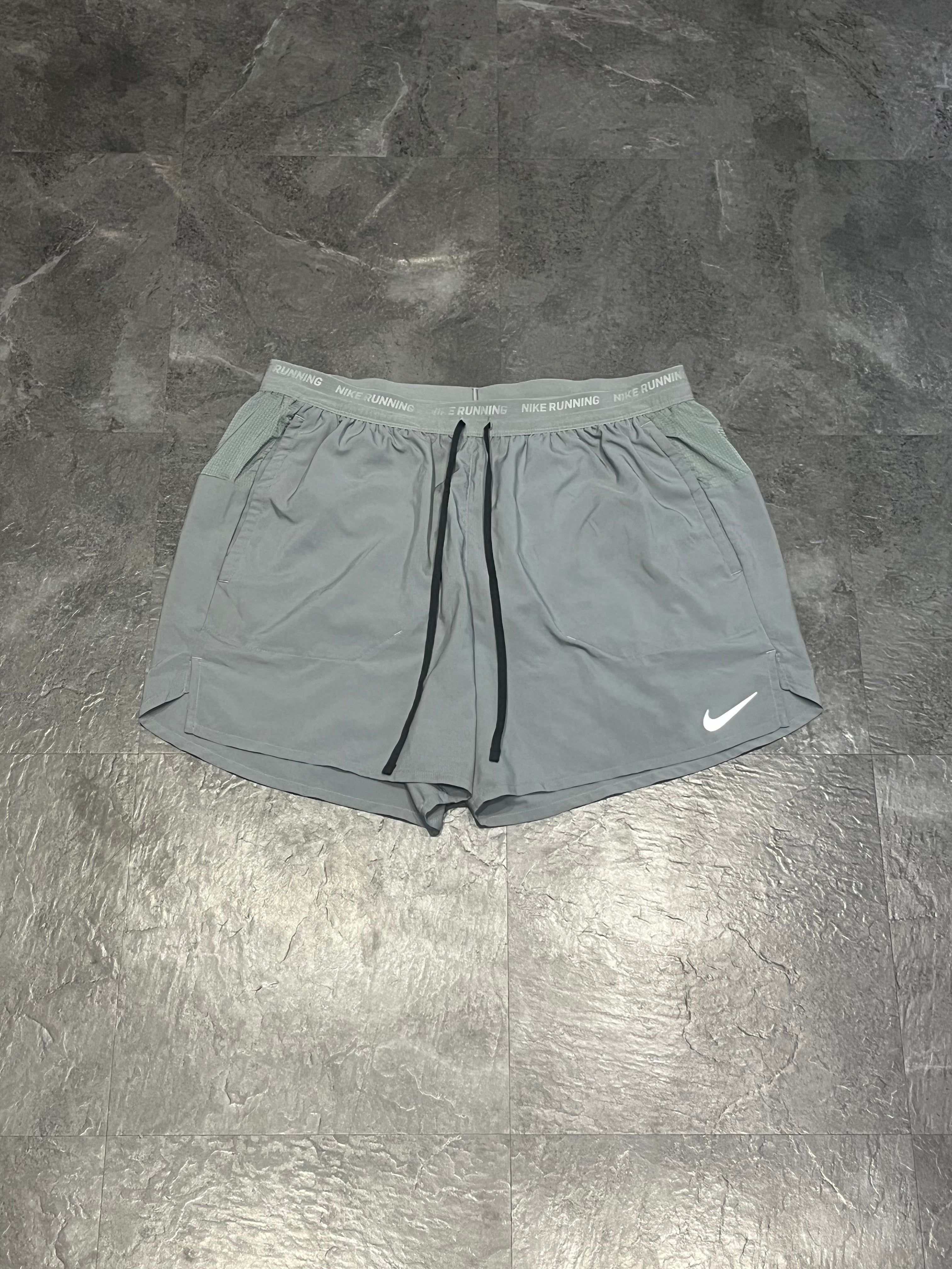 Grey Nike Men’s Dri Fit Flex Stride 7” Brief Lined Running Shorts