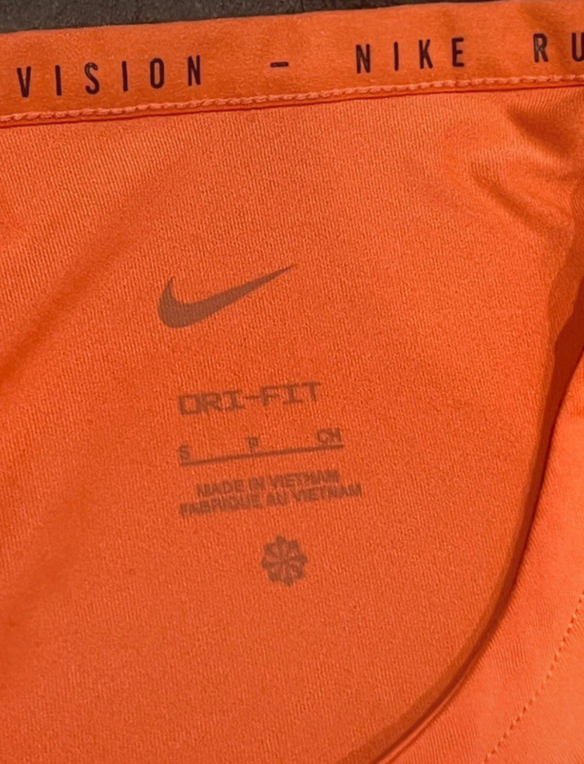 Orange Nike Men’s Dri Fit Rise 365 Running Division T Shirt