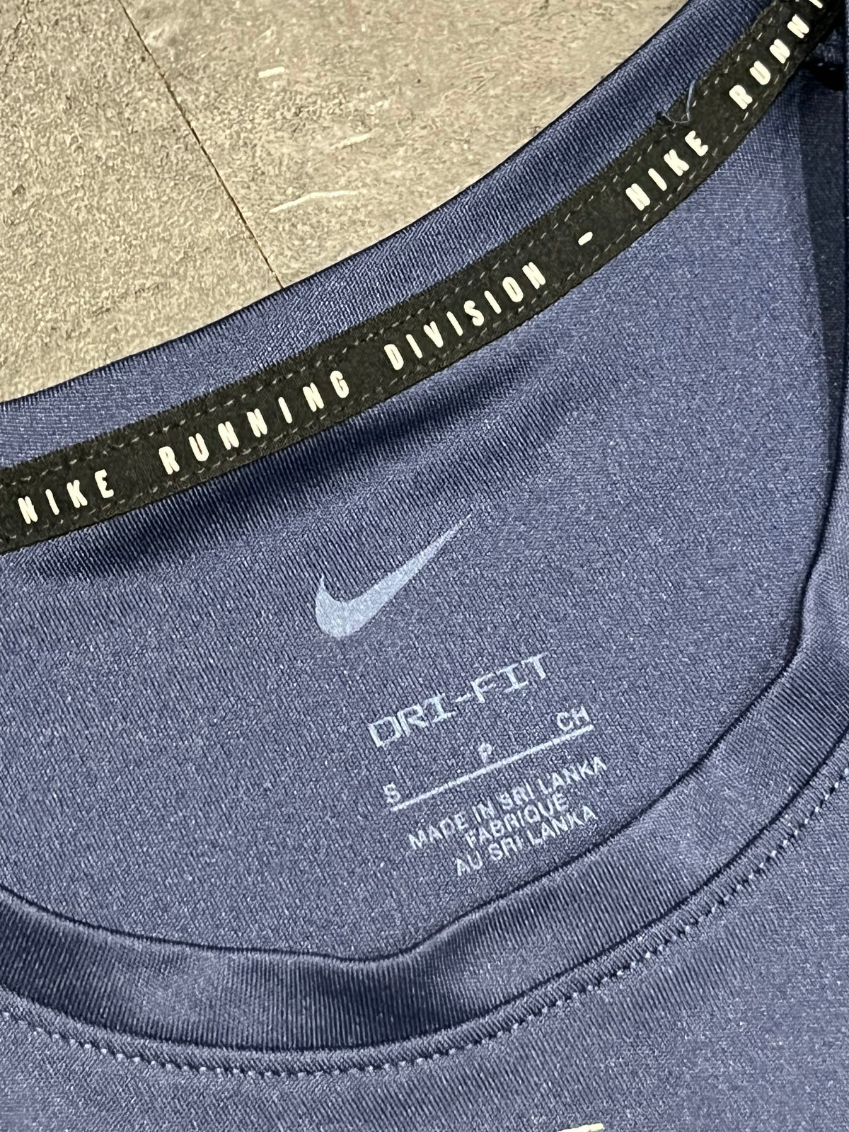 Navy Blue Nike Men’s Dri Fit Running Division T Shirt