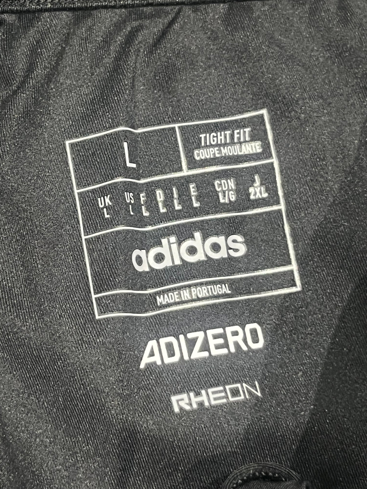 Black Adidas Adizero Men’s Control Rheon Racing 1/2 Tights