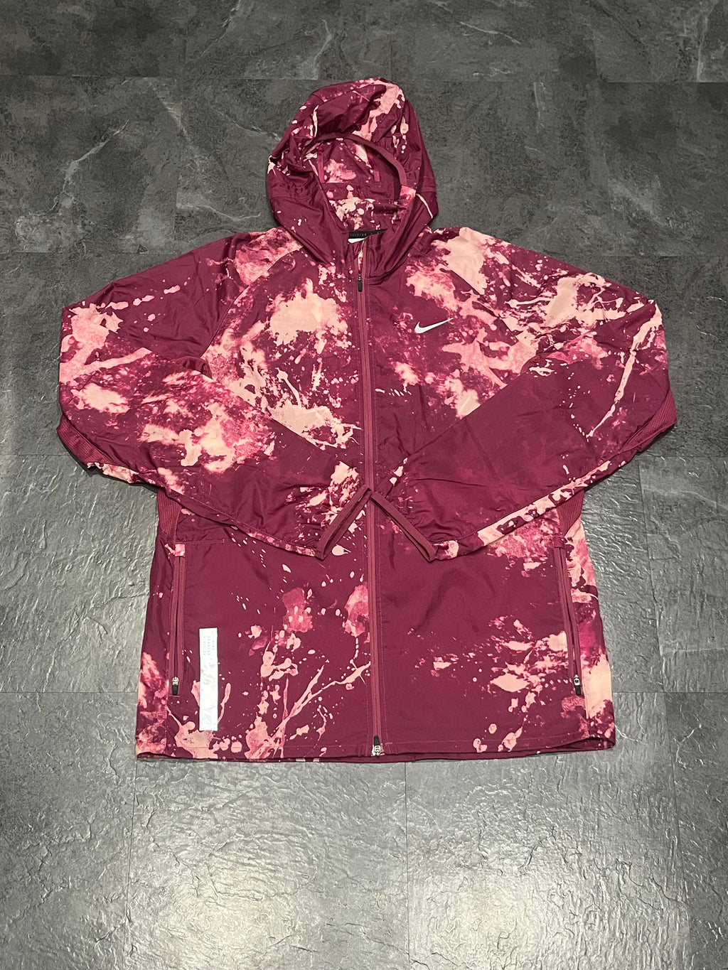 Paint Splatter Nike Men’s Dri Fit Running Division Lightweight Jacket