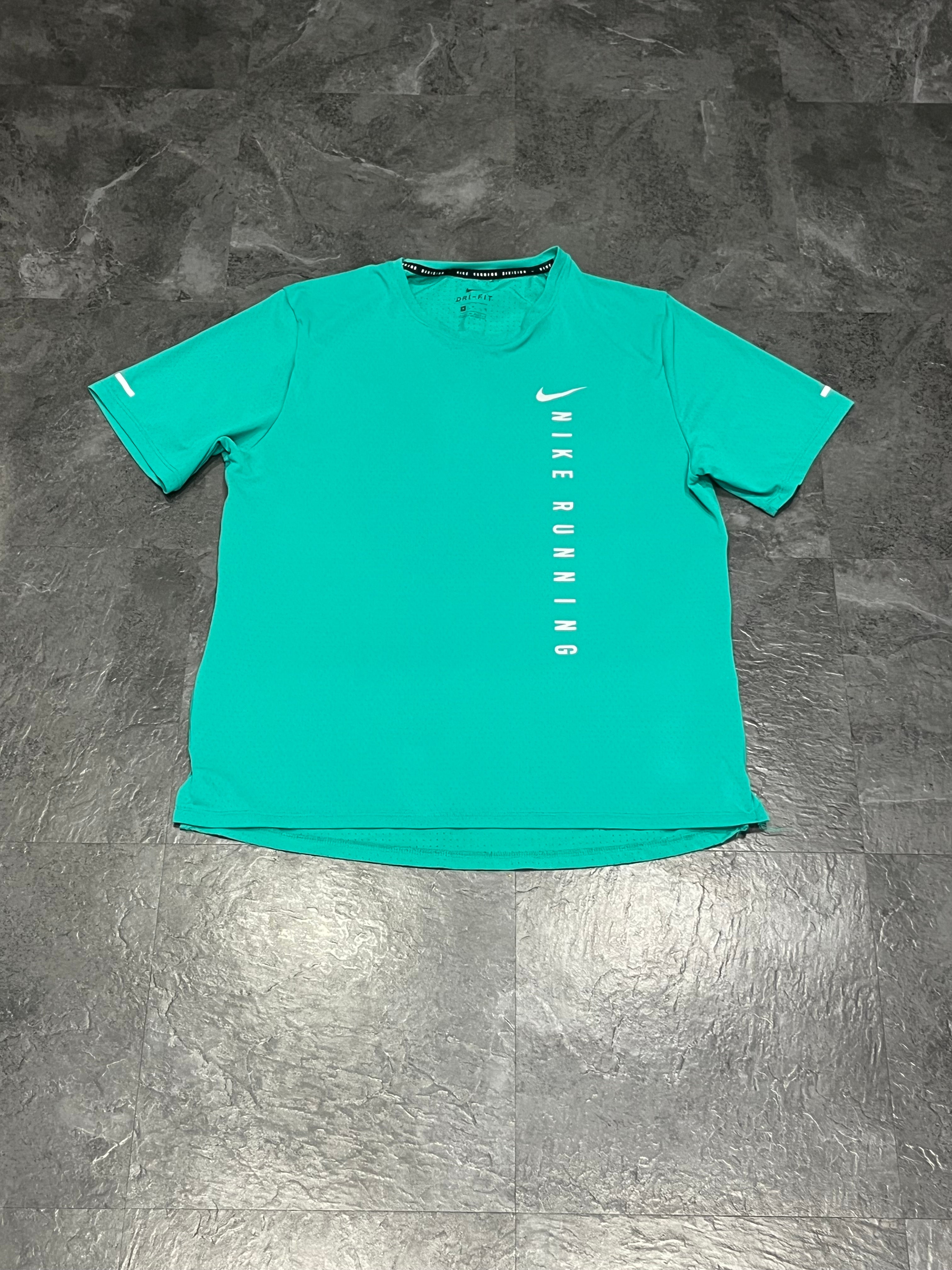 Emerald Green Nike Men’s Dri Fit Running Division T Shirt