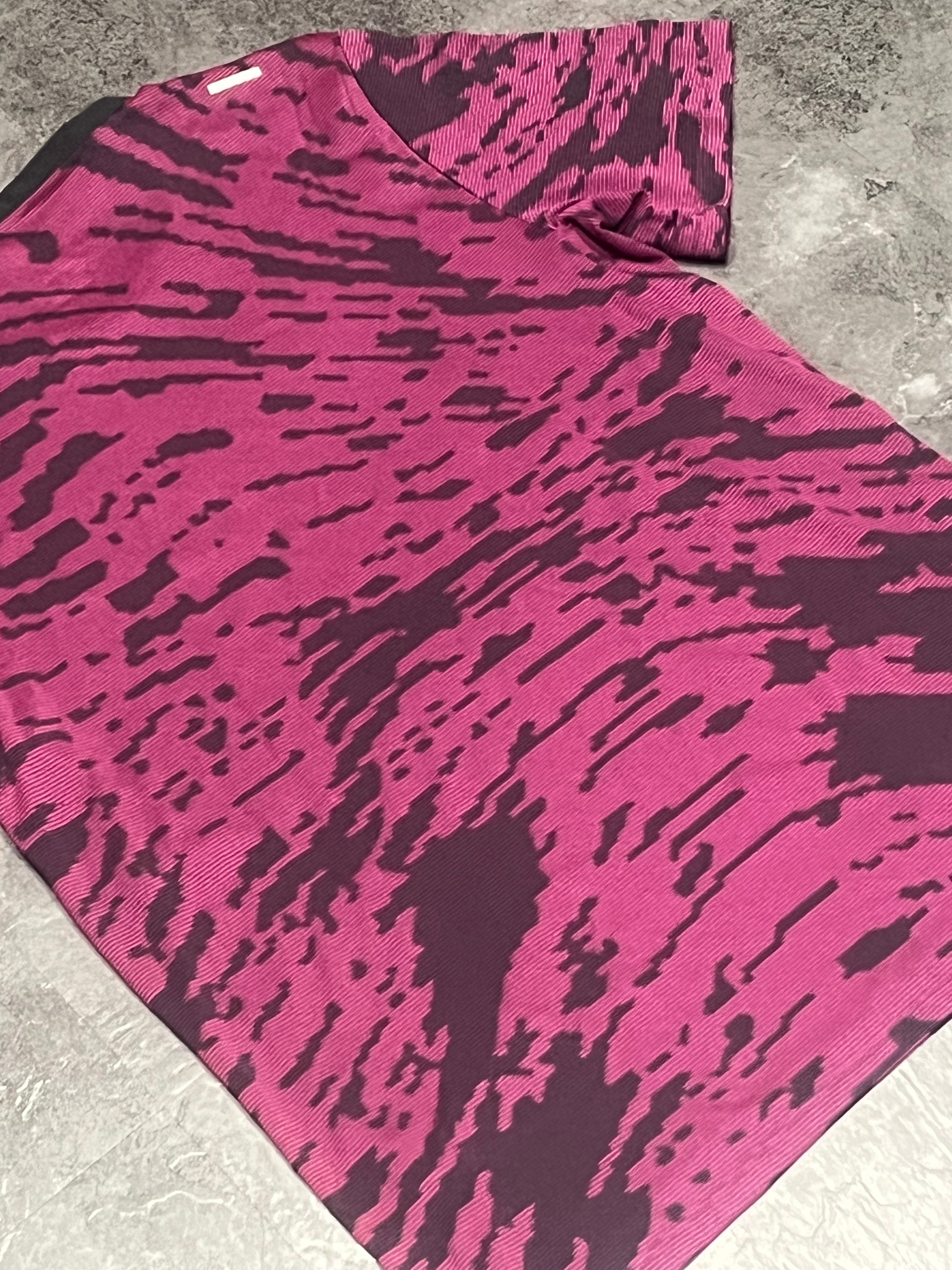 Purple Sangria & Black Nike Mens Dri Fit Running Division T Shirt