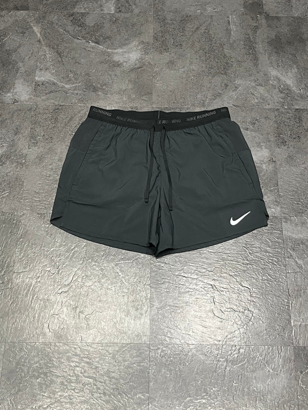 Black Nike Men’s Dri Fit Stride 5” Brief Lined Running Shorts