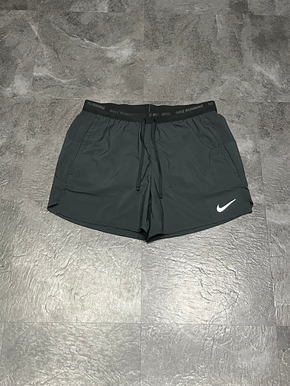 Black Nike Men’s Dri Fit Stride 5” Brief Lined Running Shorts