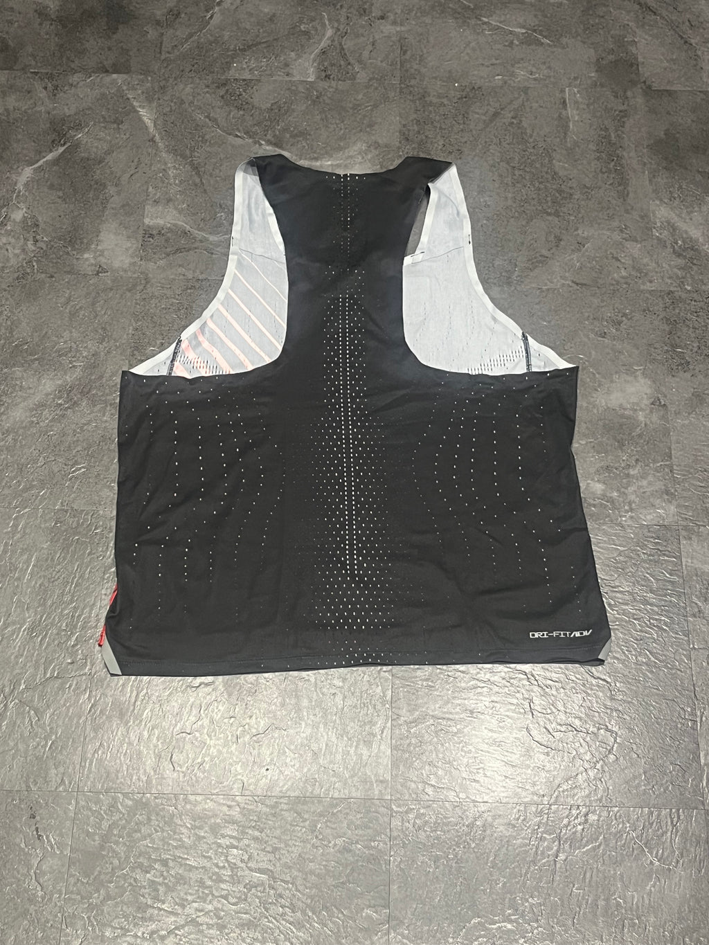 Black & Red Nike Men’s Dri Fit ADV Aeroswift Bowerman TC Singlet