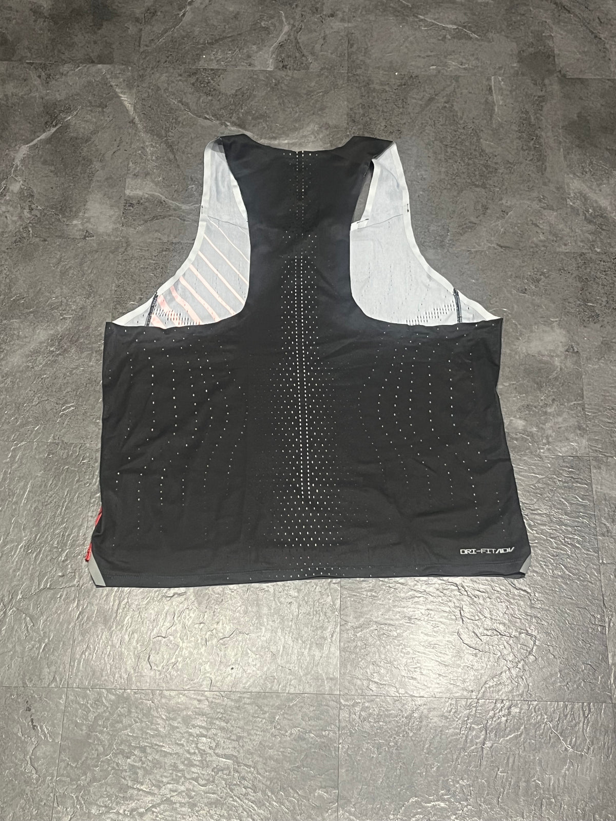 Black & Red Nike Men’s Dri Fit ADV Aeroswift Bowerman TC Singlet