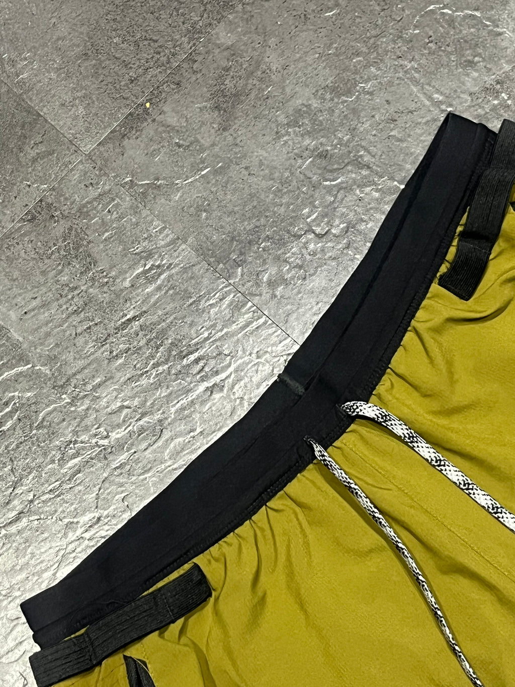 Olive & Dark Purple Nike Men’s Dri Fit Trail 5” Brief Lined Running Shorts