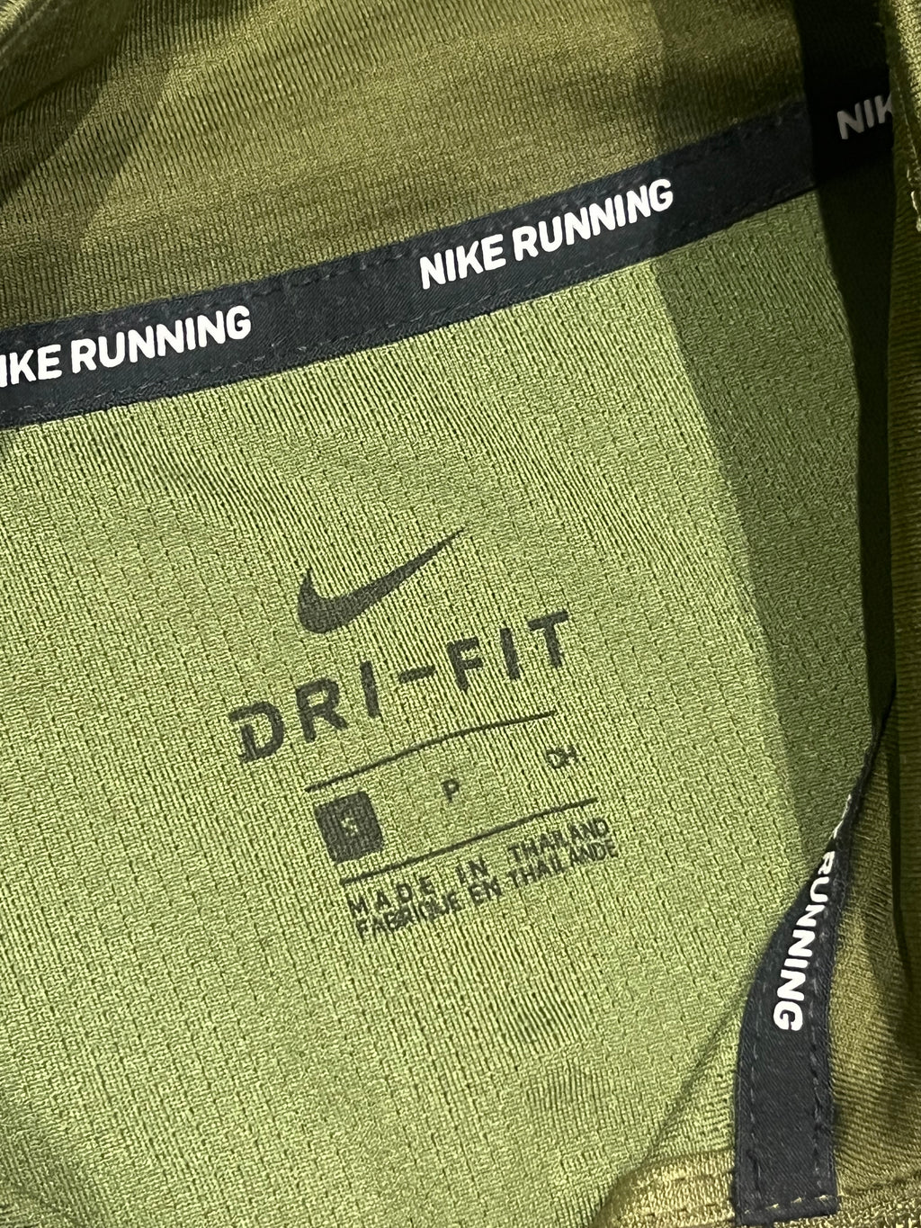 Green Nike Men’s Dri Fit Pacer 1/2 Zip Running Top