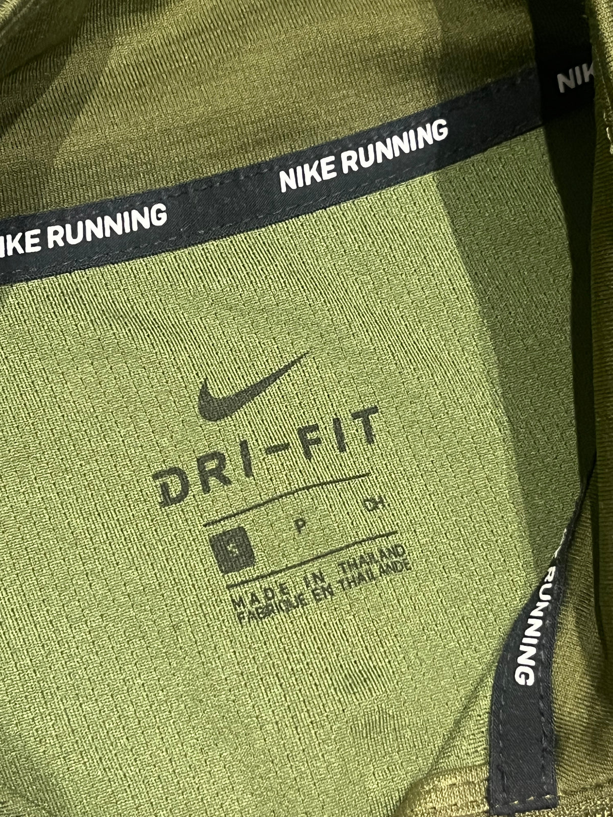 Green Nike Men’s Dri Fit Pacer 1/2 Zip Running Top