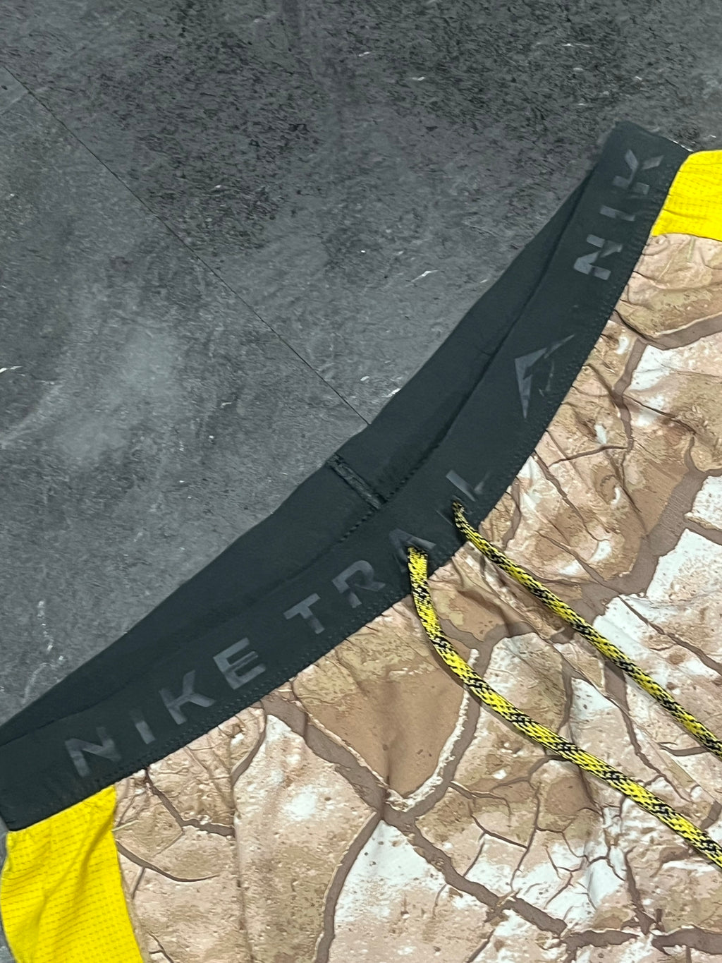 “Cracked Earth” Nike Men’s Dri Fit Trail 7” Brief Lined Running Shorts