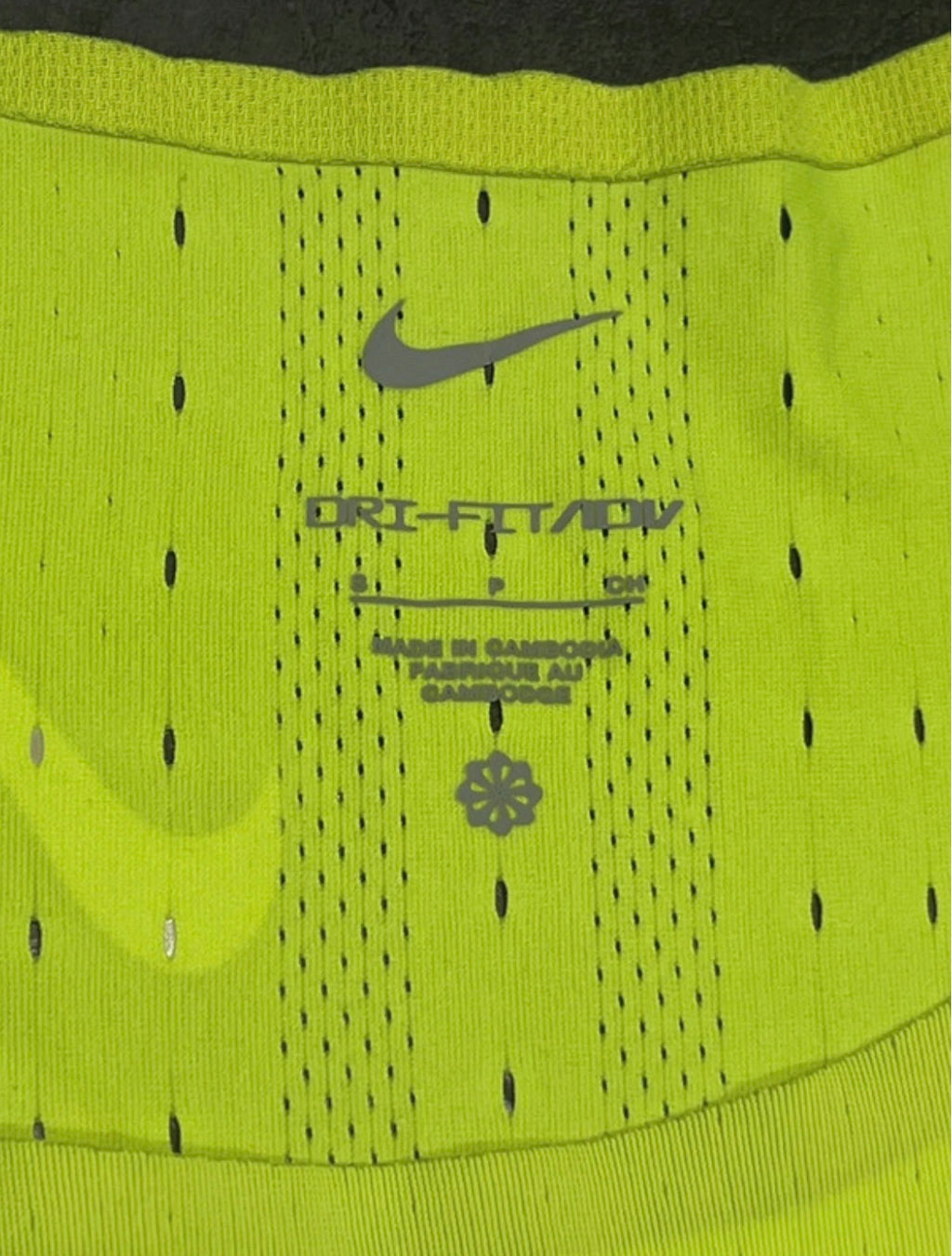 Neon Yellow Nike Men’s Dri Fit ADV Aeroswift Racing Singlet