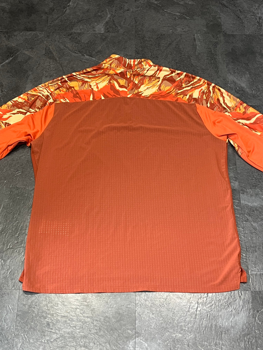 Fire Orange Nike Men’s Dri Fit Trail Element 1/2 Zip