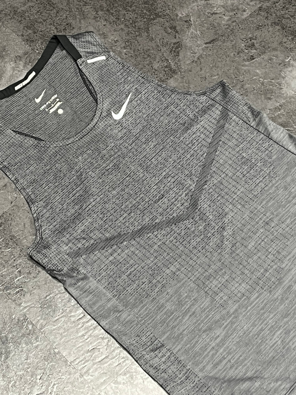Grey Nike Men’s Dri Fit ADV Running Singlet