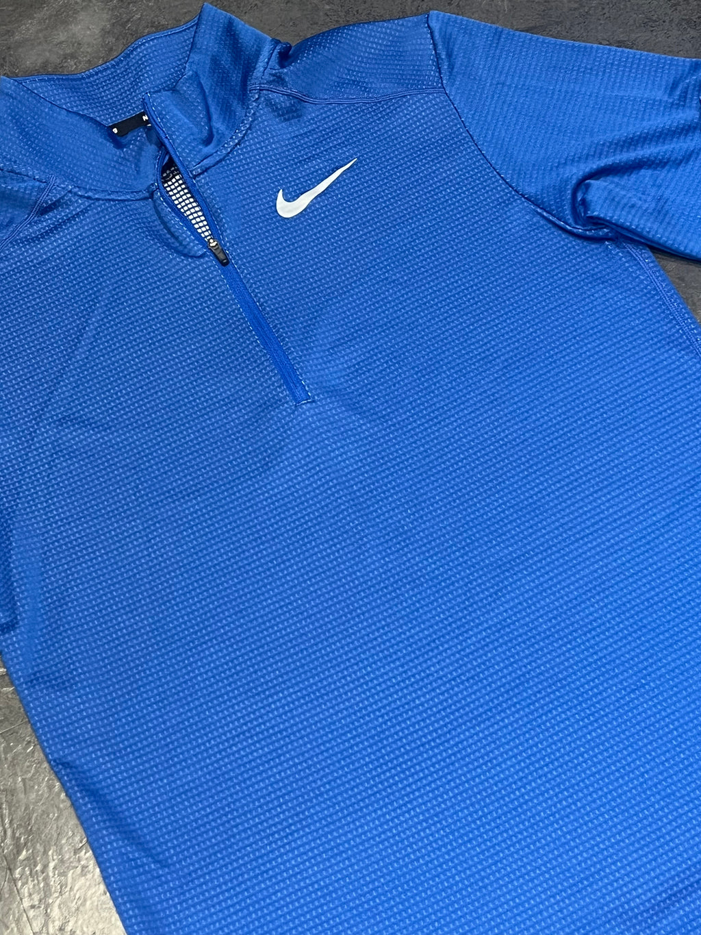 Blue Nike Men’s Dri Fit Pacer 1/2 Zip Top