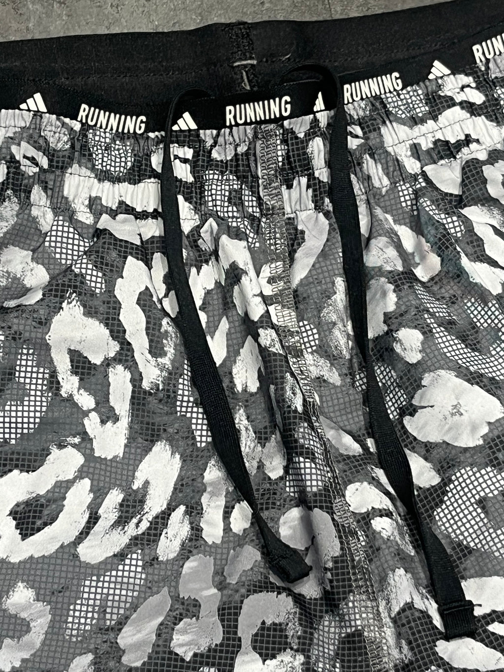 Grey/Black Adidas Men’s Own The Run Japan Exclusive 5” Brief Lined Running Shorts