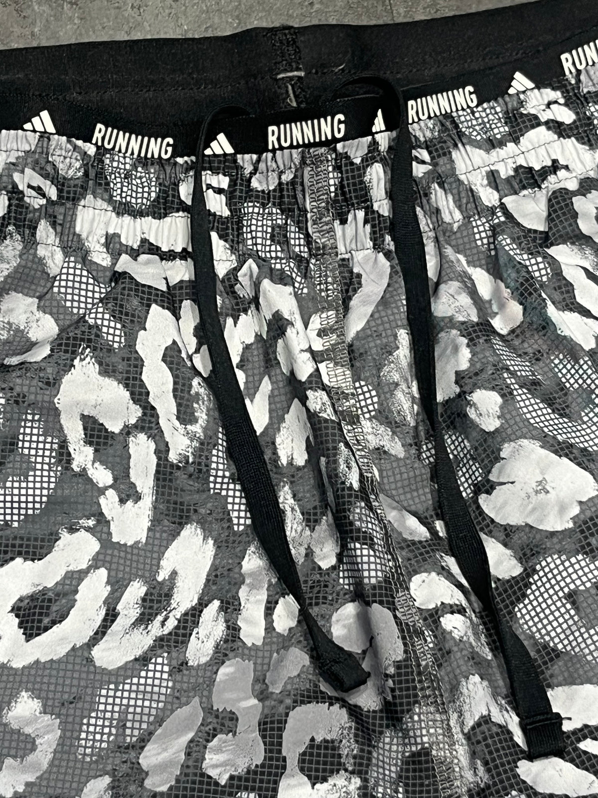 Grey/Black Adidas Men’s Own The Run Japan Exclusive 5” Brief Lined Running Shorts