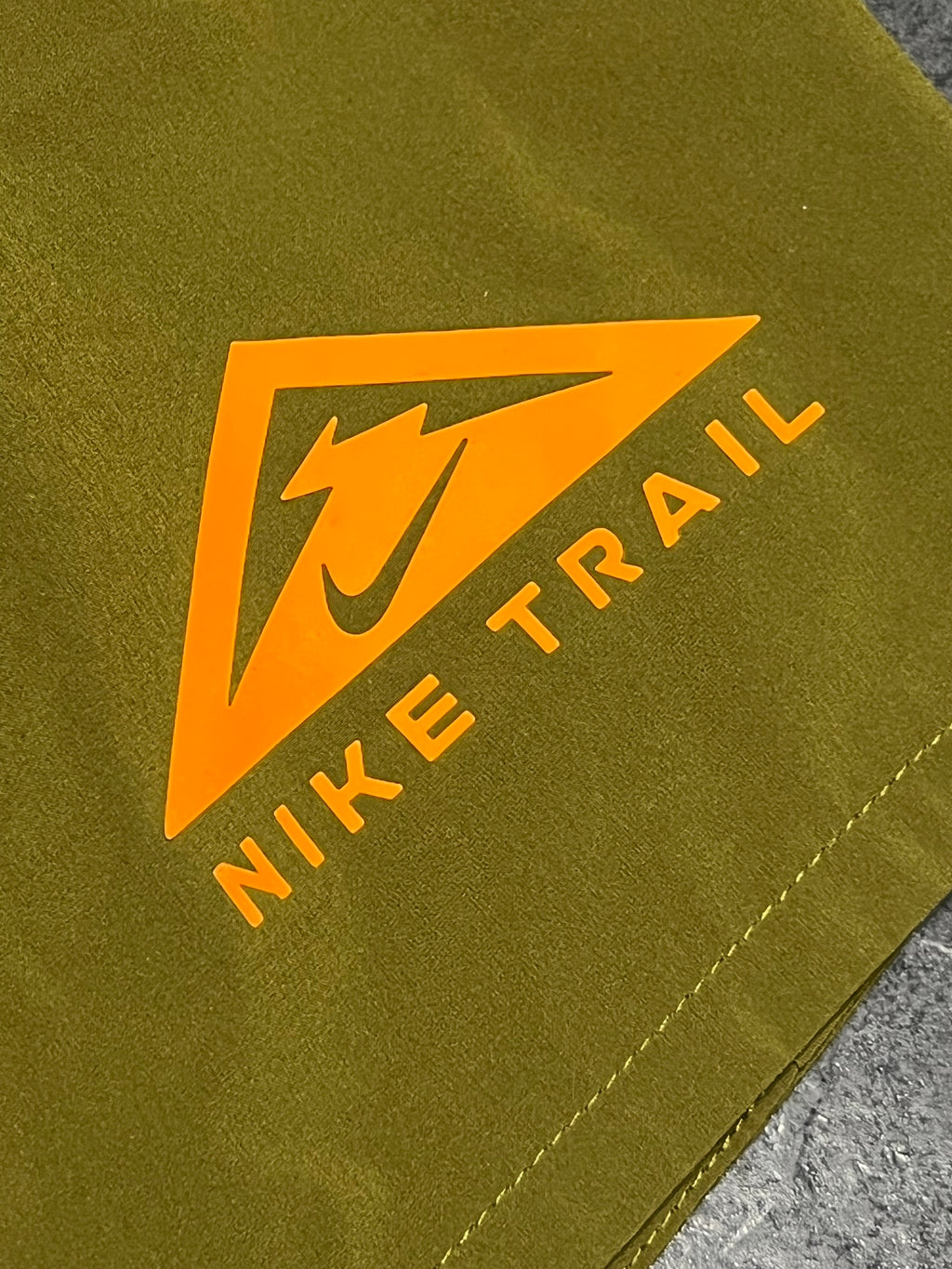 Olive Nike Men’s Dri Fit Trail 7” Brief Lined Running Shorts