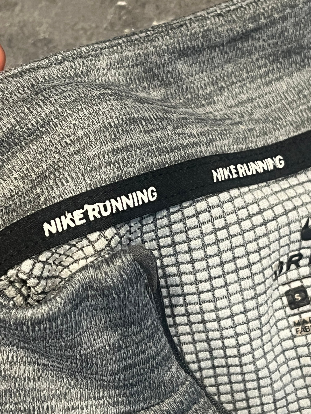 Grey Nike Men’s Dri Fit Pacer 1/2 Zip Top