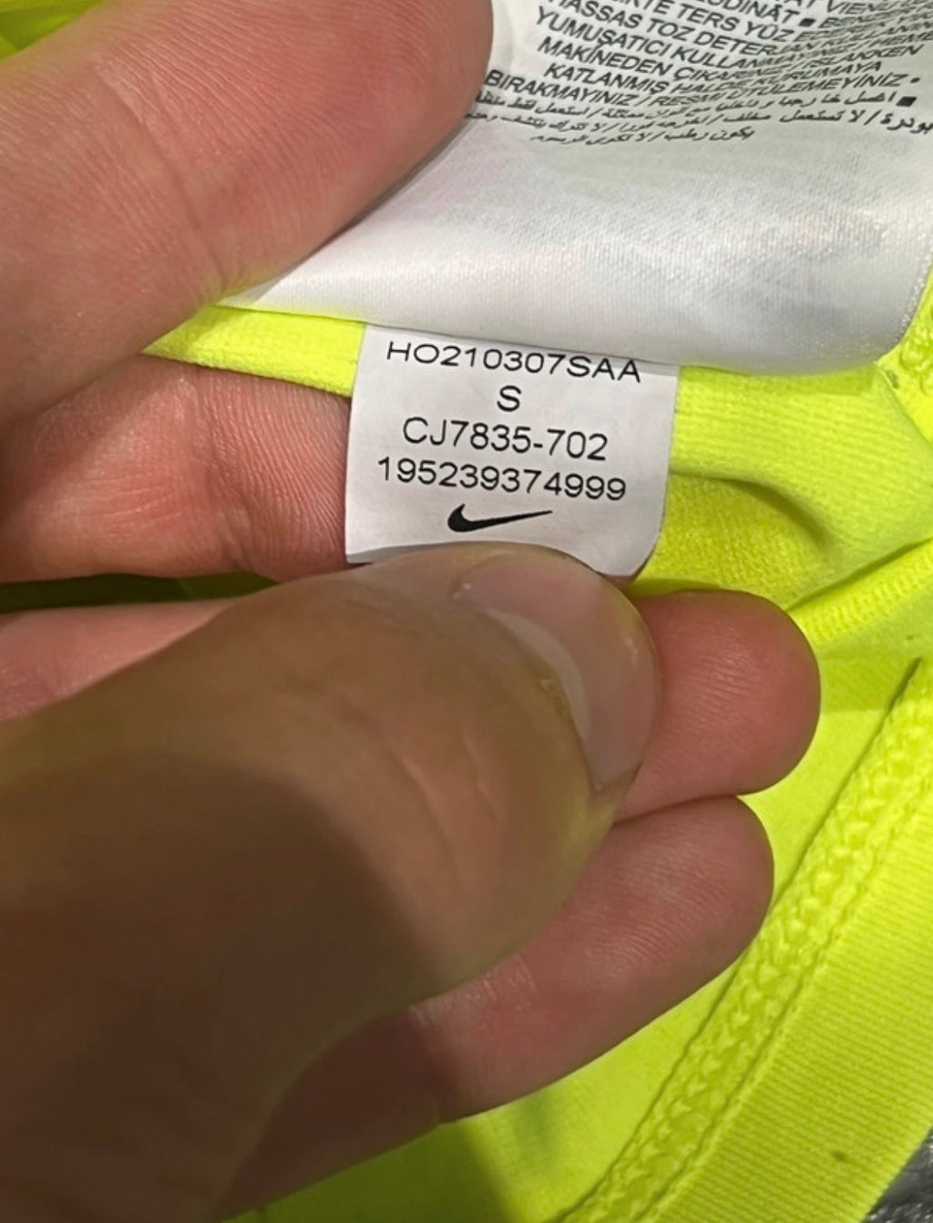 Neon Yellow Nike Men’s Dri Fit ADV Aeroswift Racing Singlet