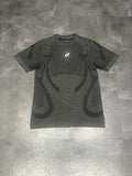 Black/Dark Grey Asics Men’s Seamless SS Running T Shirt