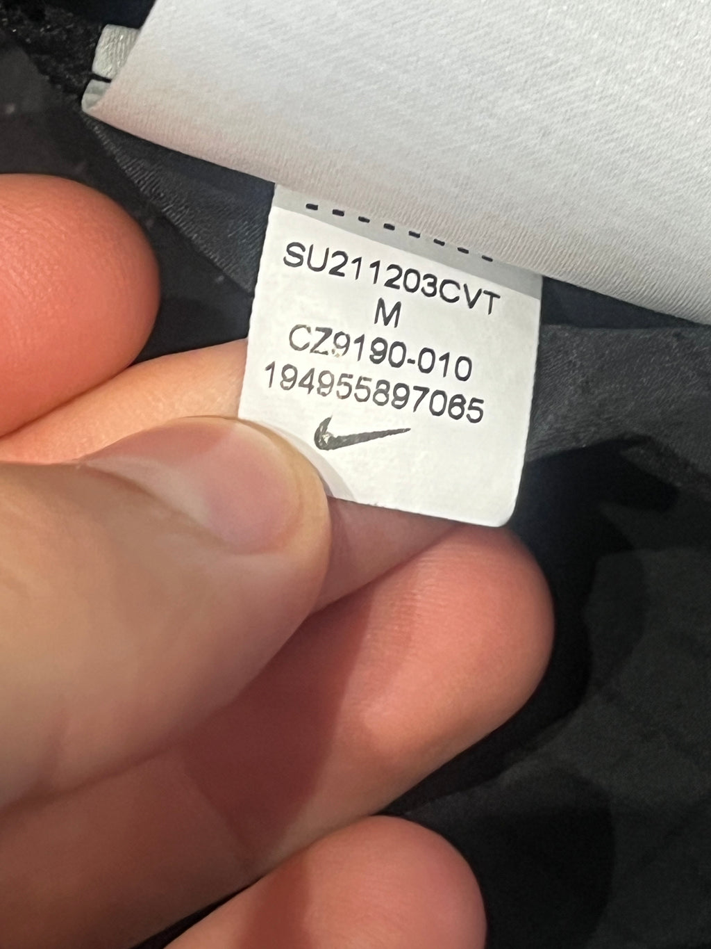 Black Nike Men’s Dri Fit Trail Running Singlet