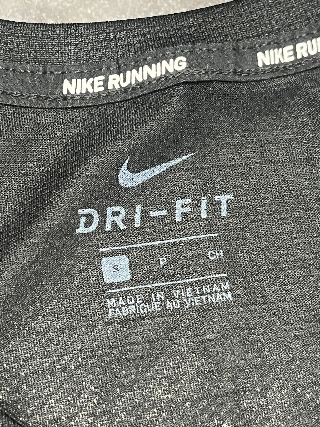 Black Nike Men’s Dri Fit Miler Running Vest