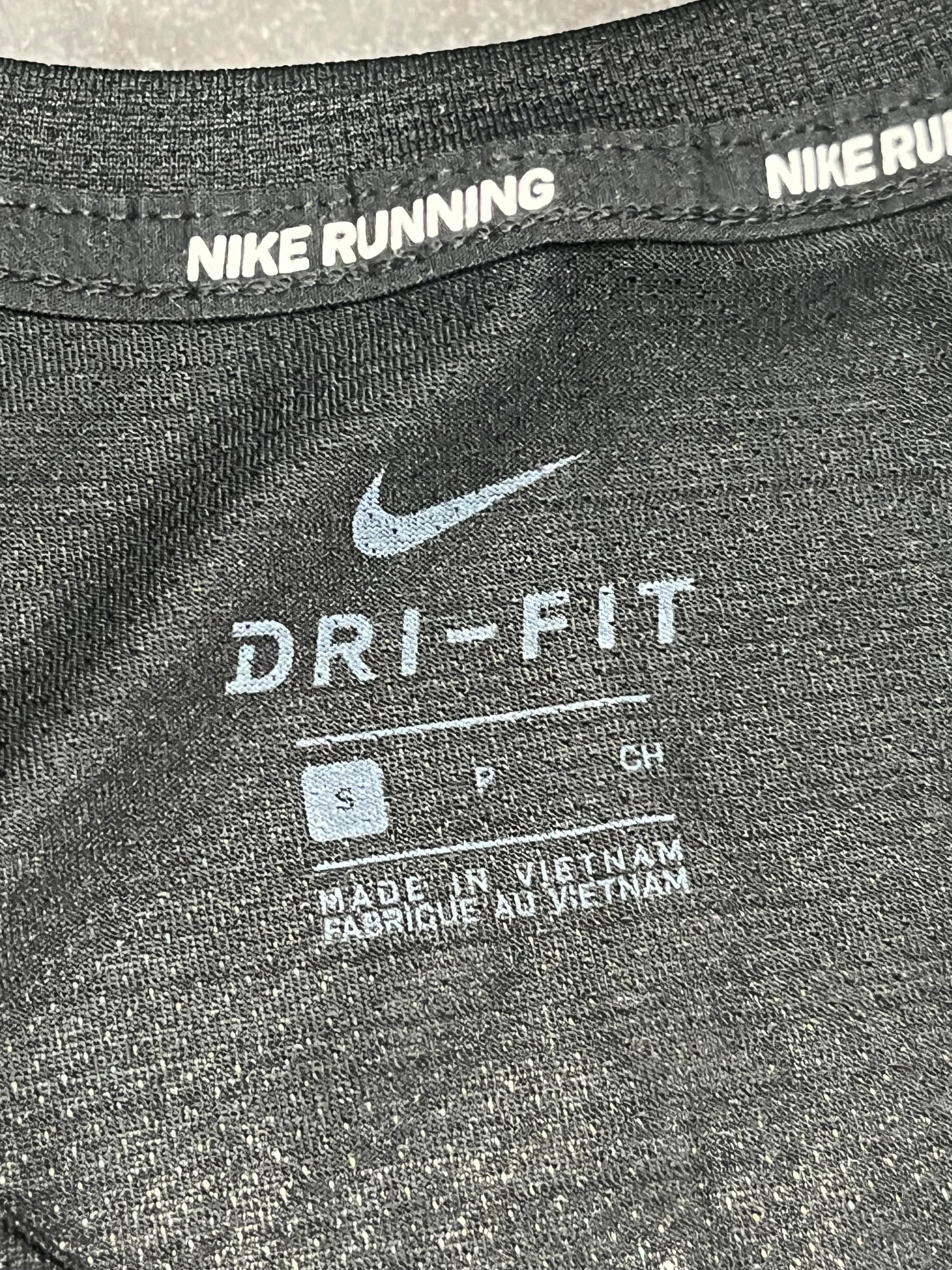 Black Nike Men’s Dri Fit Miler Running Vest