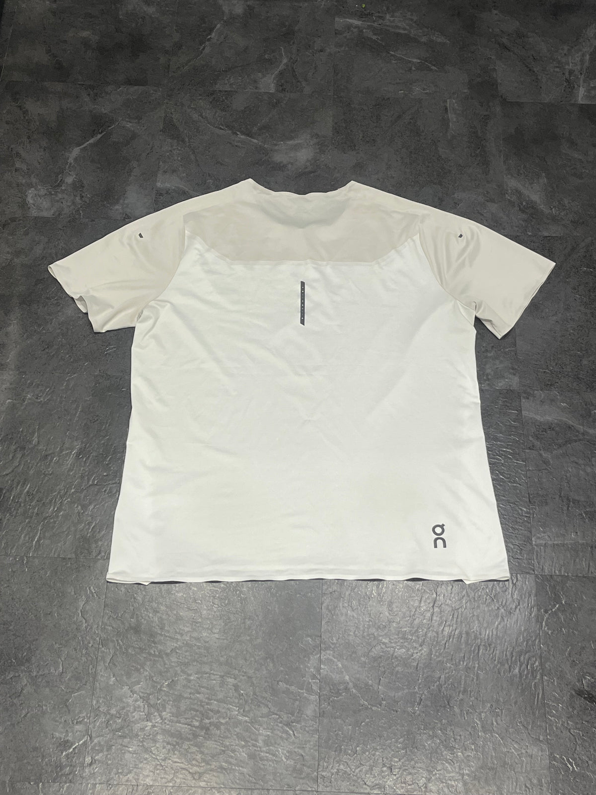 White/Beige On Running Men’s Performance T Shirt