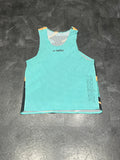 Turquoise Adidas Men’s Terrex Parley Agravic Racing Singlet