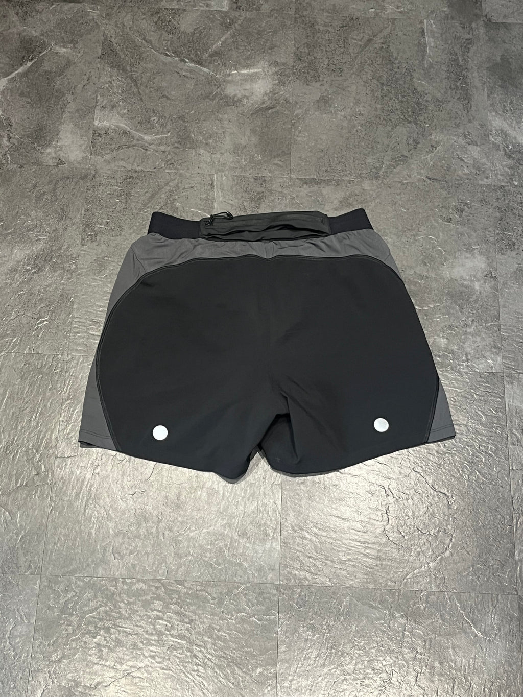Black/Grey Asics Men’s Actibreeze Road 5” Brief Lined Running Shorts