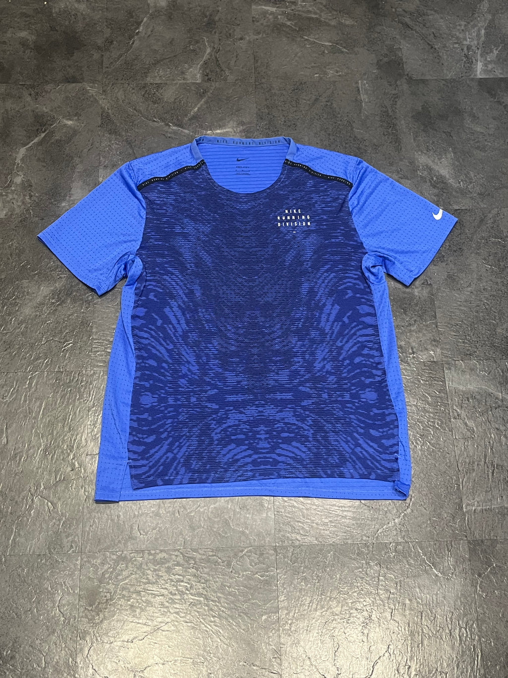 Blue Nike Men’s Dri Fit Rise 365 Running Division T Shirt