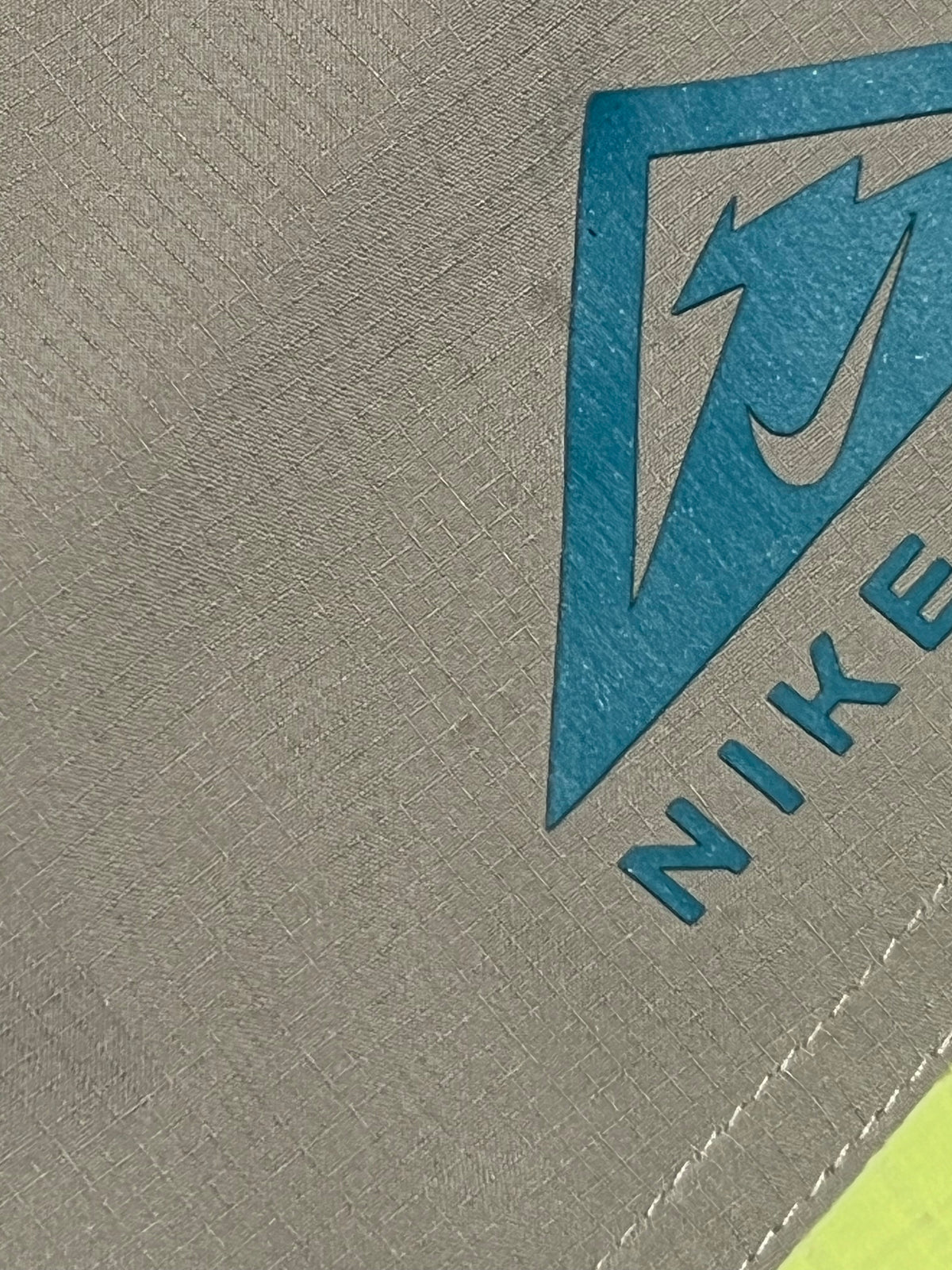 Beige & Light Lemon Nike Men” Dri Fit Trail 5” Brief Lined Running Shorts