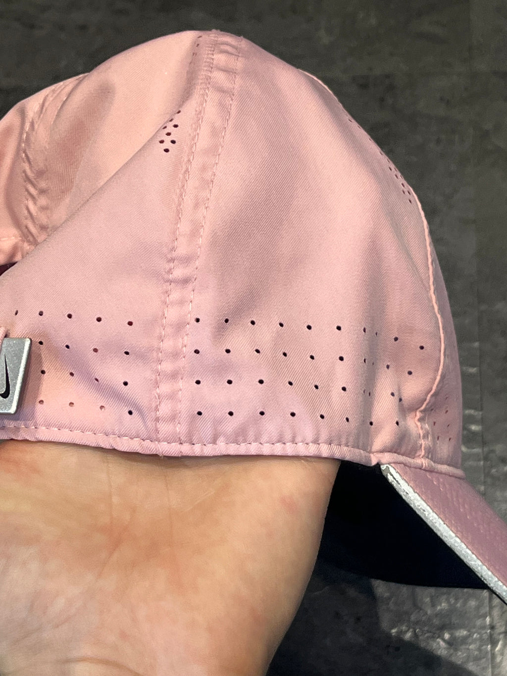 Pink Nike Dri Fit Featherlight Running Cap - Unisex
