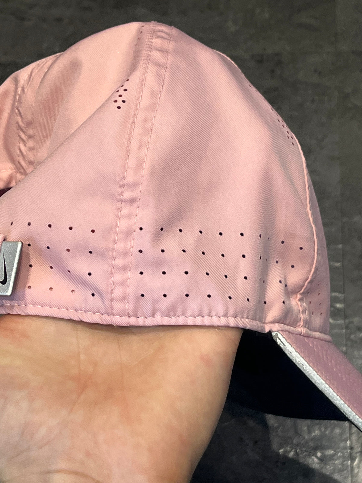 Pink Nike Dri Fit Featherlight Running Cap - Unisex