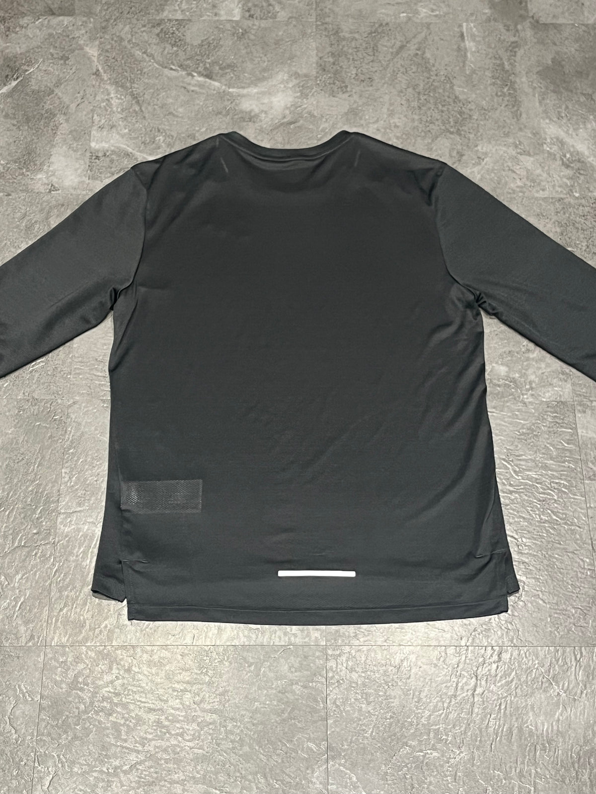 Black Nike Men’s Dri Fit Miler Long Sleeve Running Top