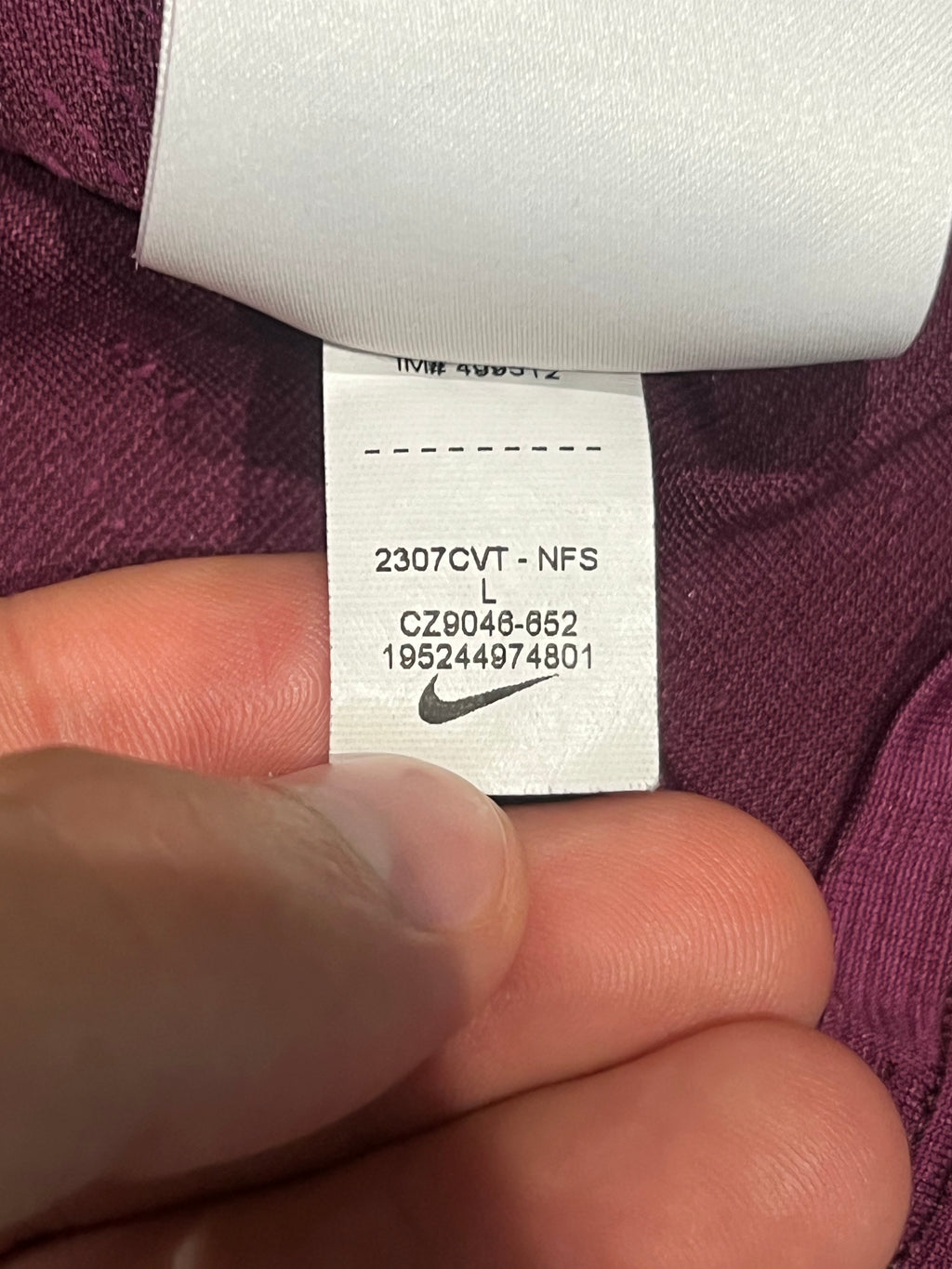Plum Nike Men’s Dri Fit ADV Running T Shirt
